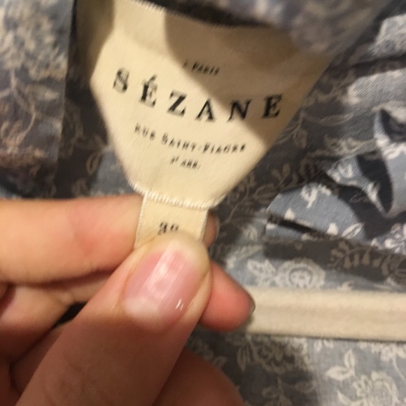 Sezane floral button down shirt - Picture 5 of 6